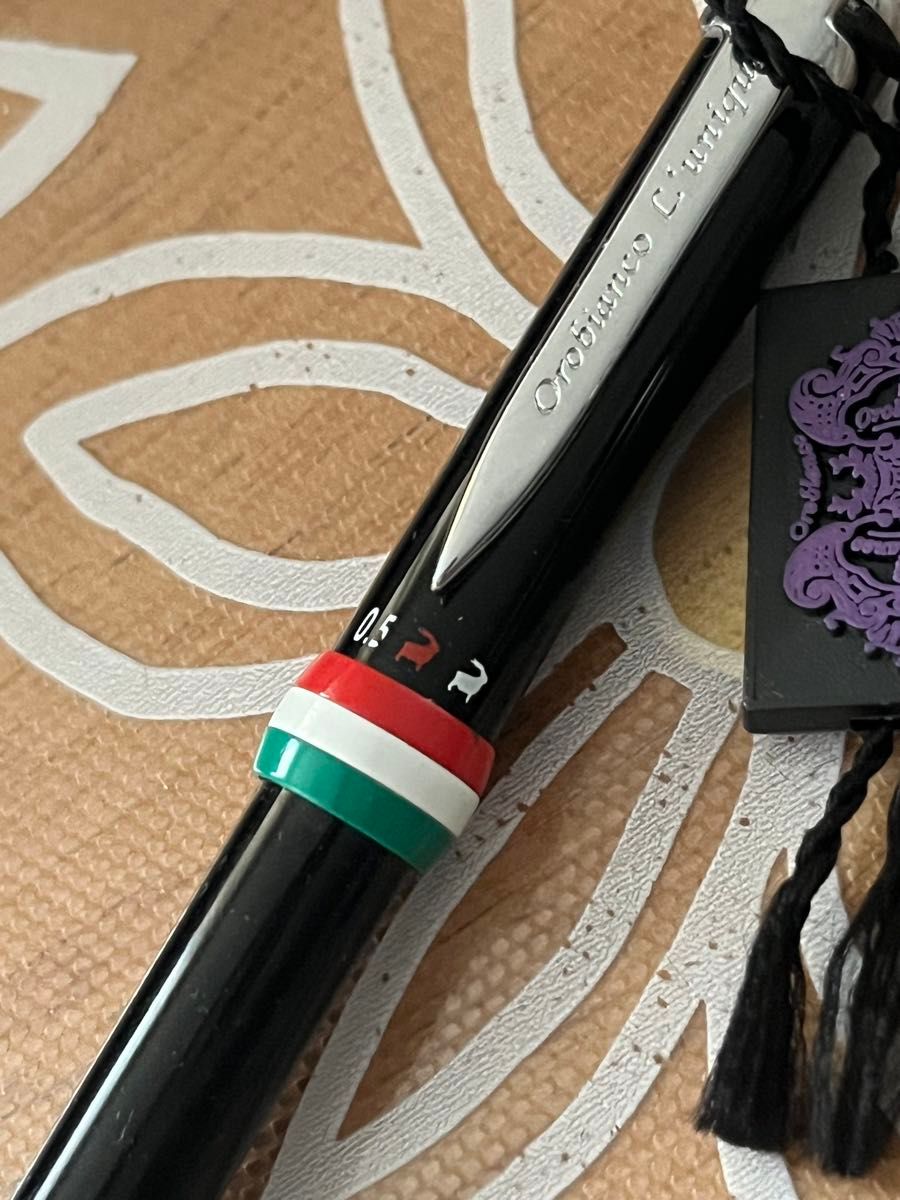 Orobianco L’uniqueオロビアンコ 筆記用具/複合ペン/ボールペン赤黒、シャープペン/回転式/箱タグ類付