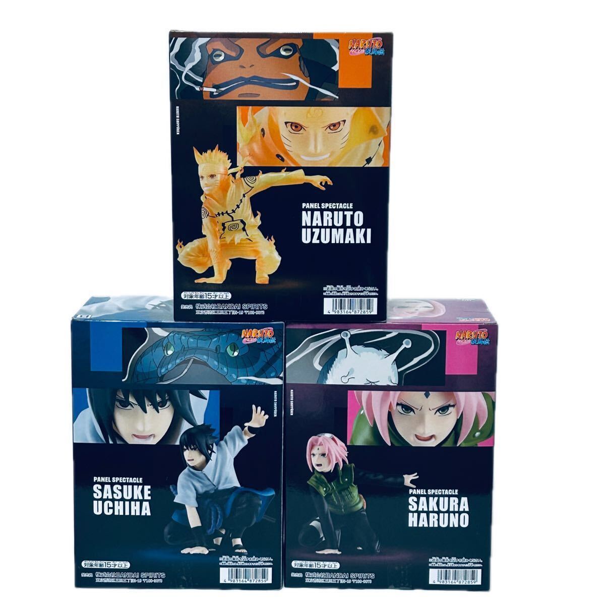 新品 未開封 NARUTO ナルト フィギュア ナルト&サスケ&サクラ 3種セット_画像4