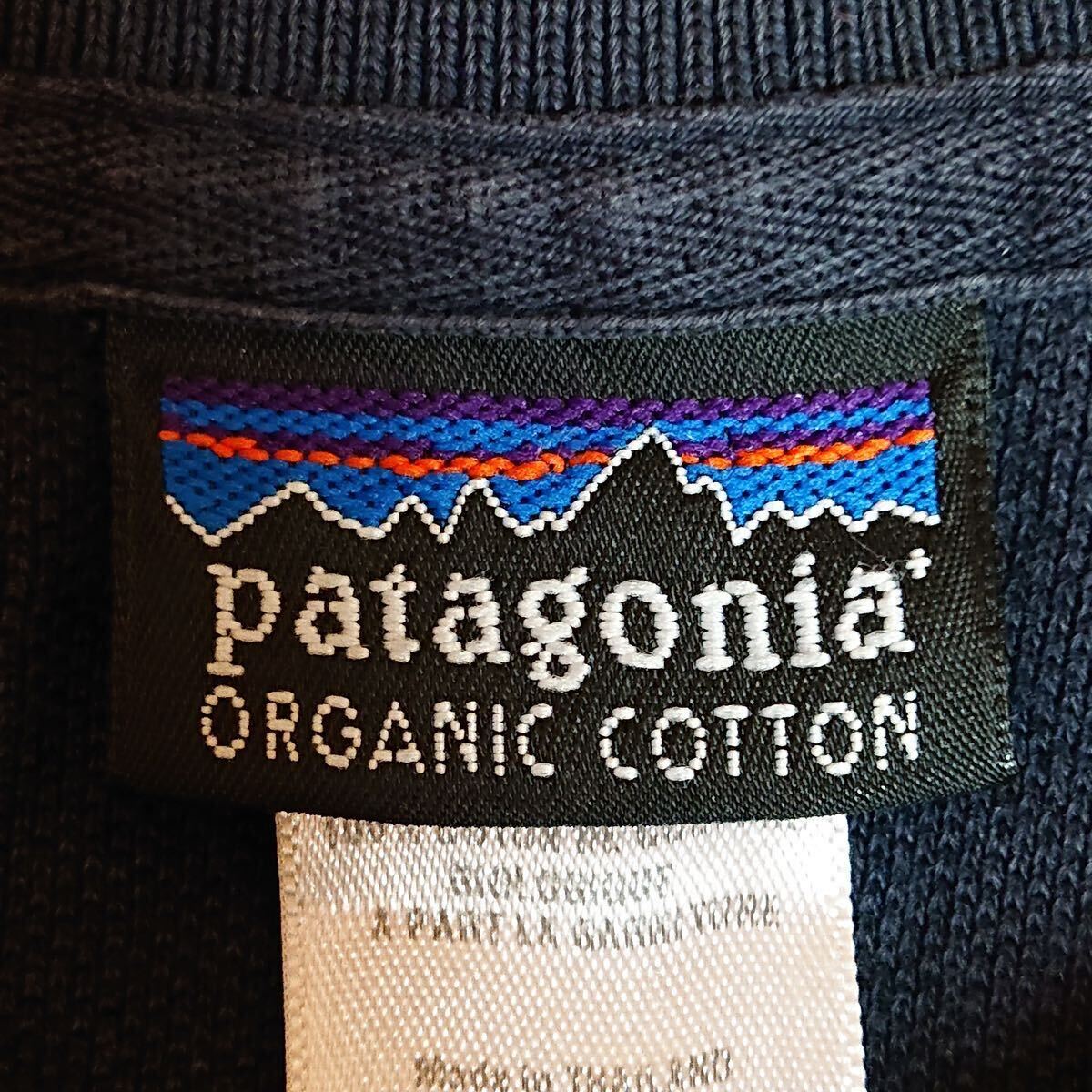 H8236gg PATAGONIA（パタゴニア） サイズXS 半袖ポロシャツ ブラック系 メンズ オーガニックコットン100% シンプル 胸元パタゴニアロゴ刺繍_画像5