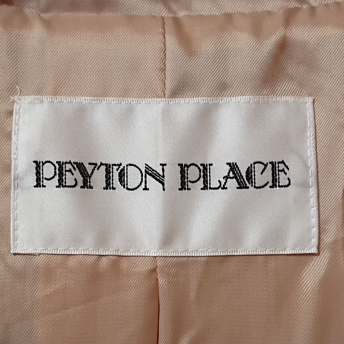 H8270gg Peyton Place（ペイトンプレイス） サイズS コート アウター ベージュ系 レディース ウール100％ シンプル かわいい おしゃれ_画像8