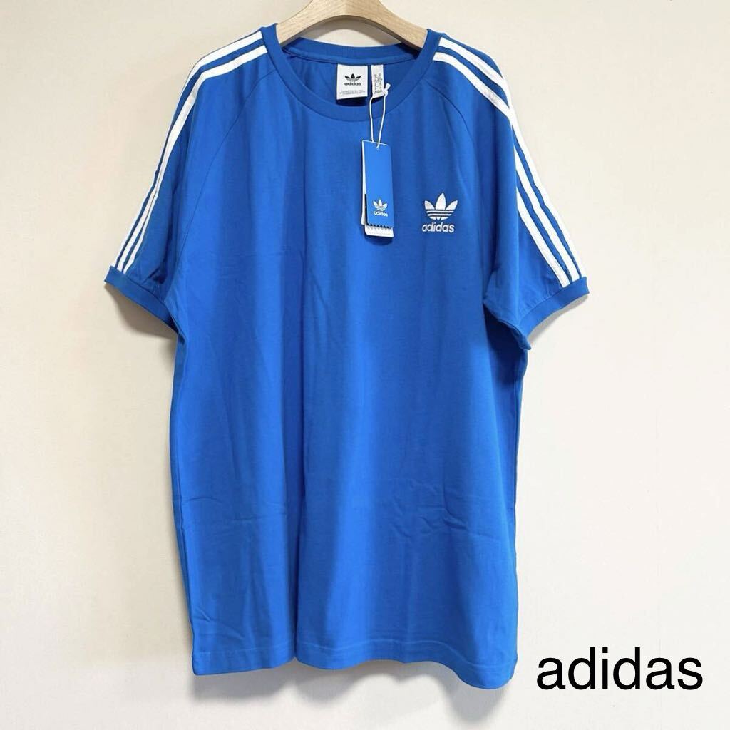 アディダス adidas スリーストライプス Tシャツ 3-STRIPES TEE 半袖Tシャツ MENS XL 未使用品の画像1