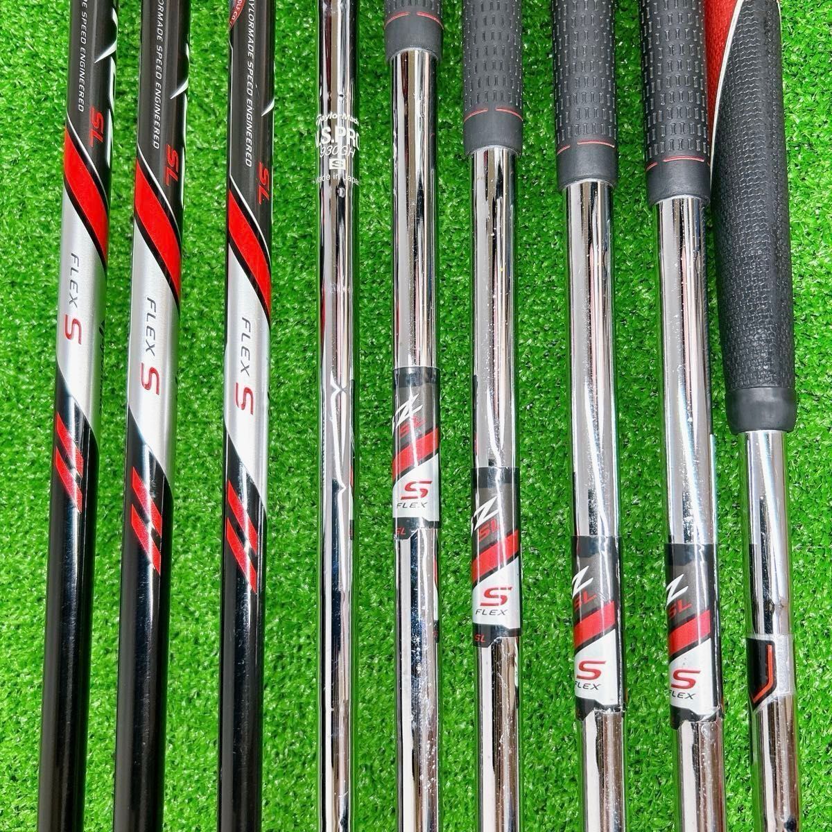 【豪華12本】テーラーメイド RBZ SL メンズ ゴルフクラブセット 初心者 優しい S 男性 右 ドライバー アイアン_画像8