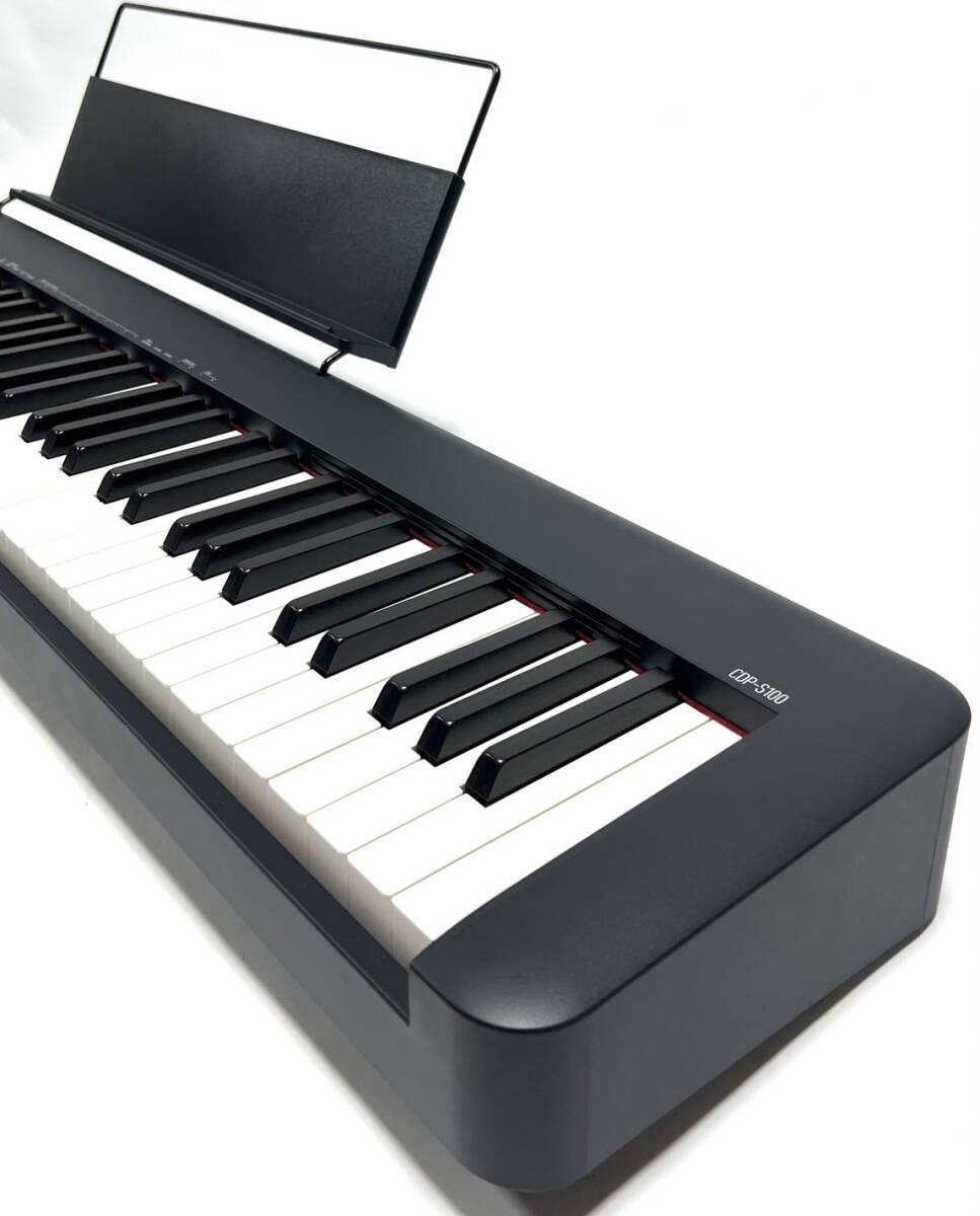 ☆2024年製 ほぼ未使用 極美品 CASIO カシオ 88鍵盤 電子ピアノ CDP-S100 BK_画像3
