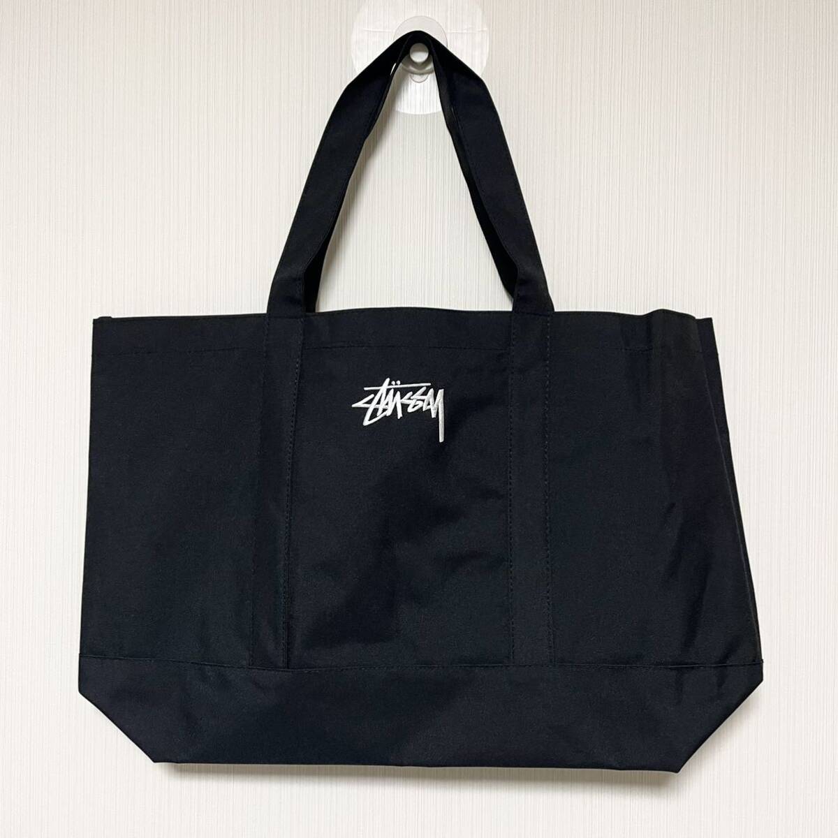 新品　付録　STUSSY 刺繍入り 特大トートバッグ_画像5