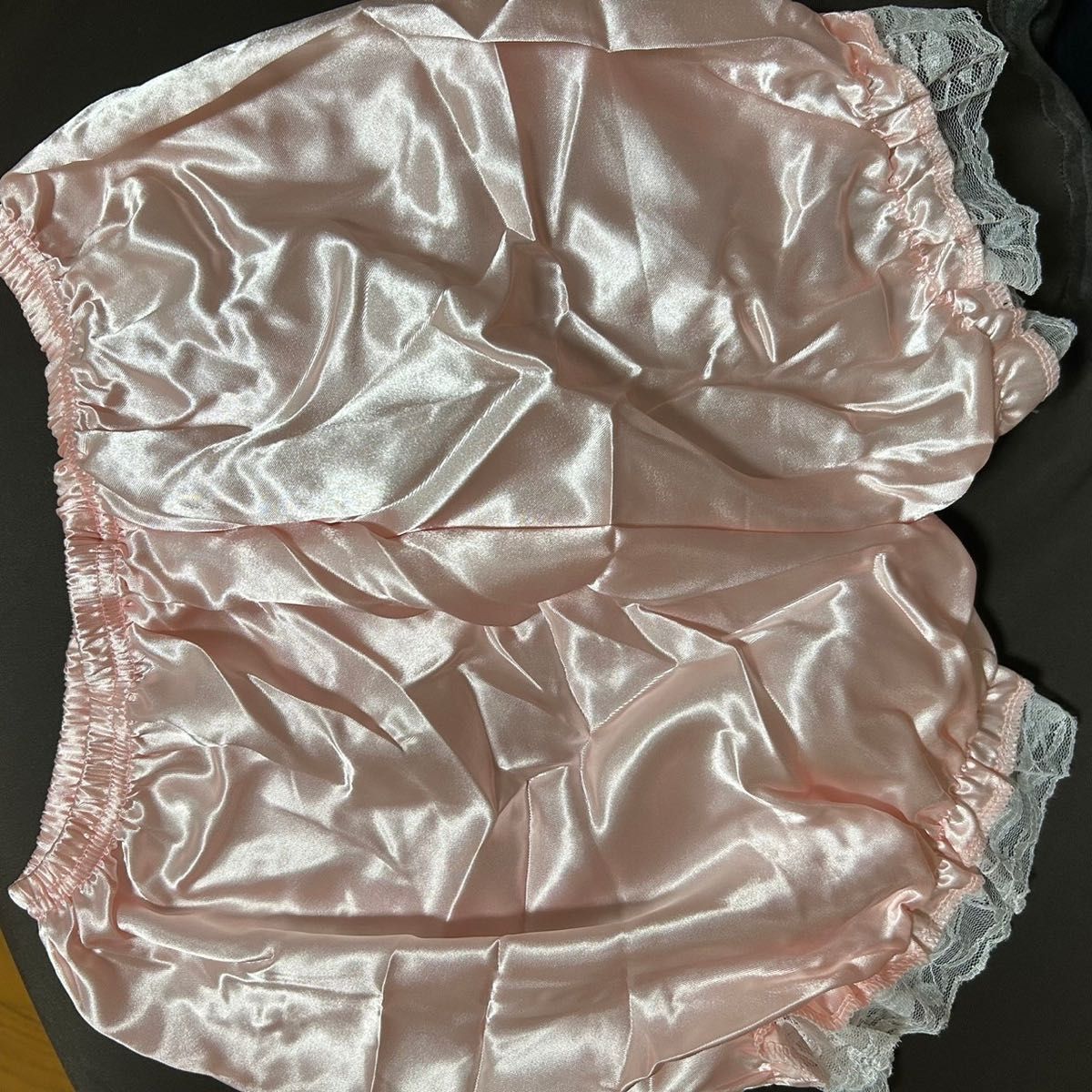 インナーパンツ XL かぼちゃパンツ ロリータ ドロワーズ ペチコート　インナーパンツ コスプレインナー　ピンク　艶　 見せパンツ