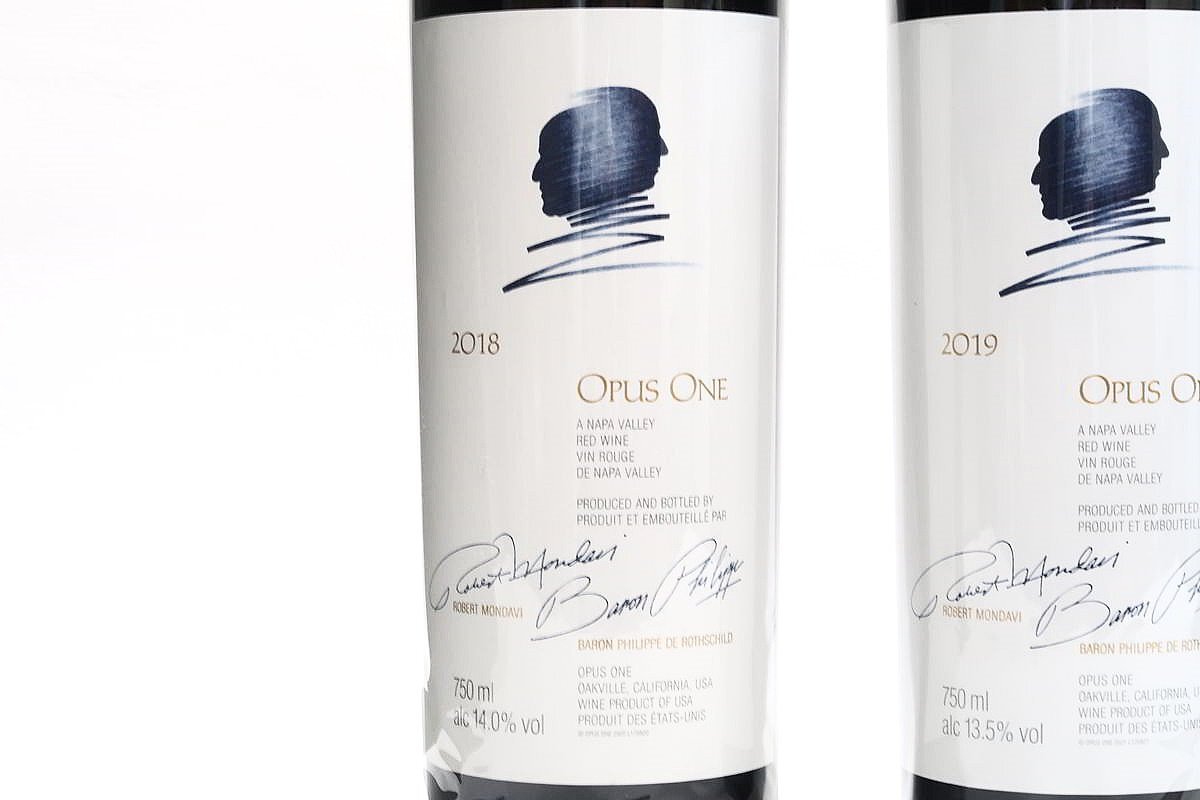 1円～ 【ヴィンテージワイン】 2018 Opus One / 2019 Opus One / オーパスワン 計2本_画像2