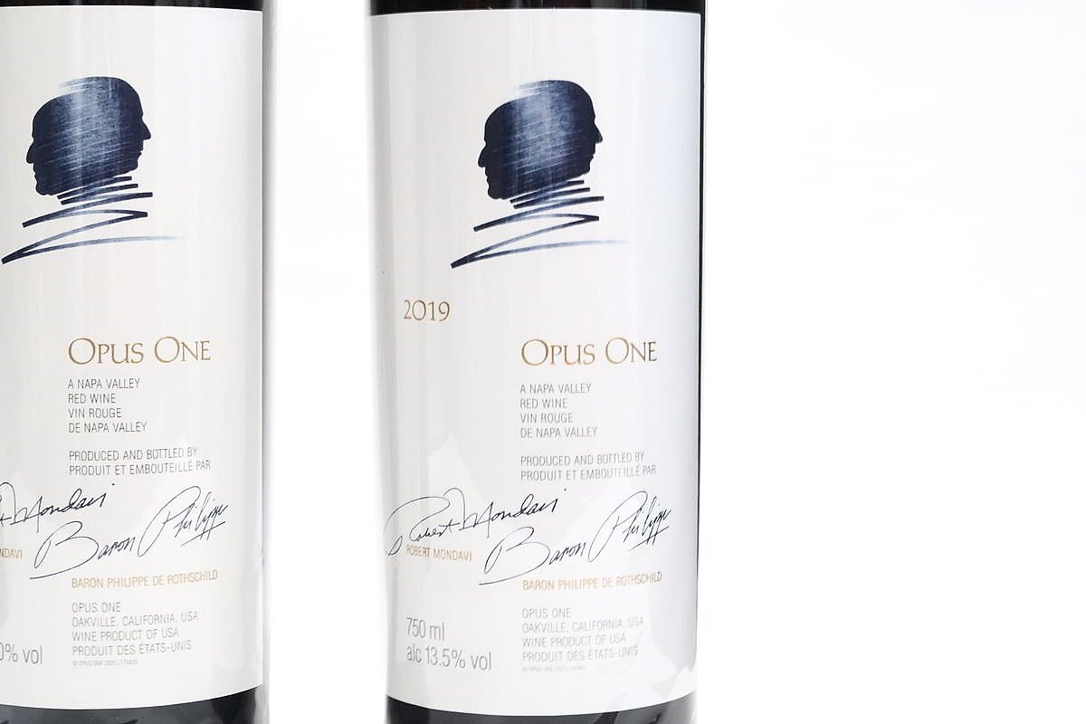 1円～ 【ヴィンテージワイン】 2018 Opus One / 2019 Opus One / オーパスワン 計2本_画像3