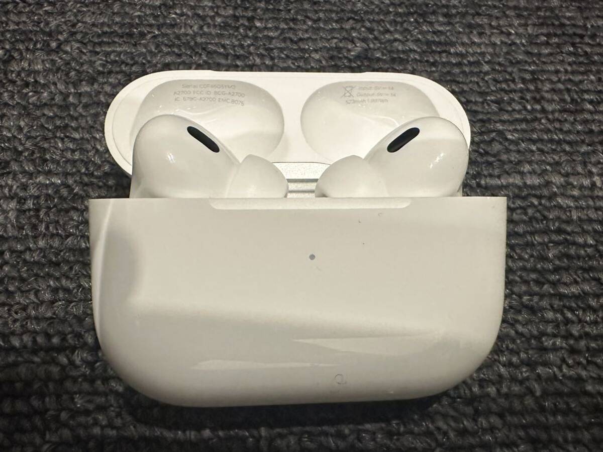 【美品完動】AirPods Pro 第二世代Apple エアポッズ プロ ワイヤレスイヤホン_画像5