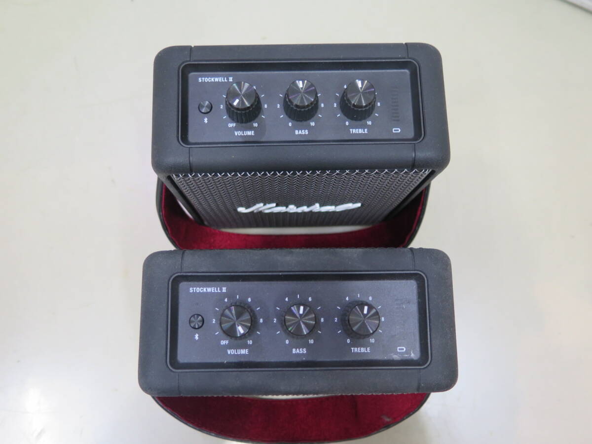 1円～△●ジャンク Marshall マーシャル STOCKWELLⅡ Bluetoothスピーカー まとめて 計2点の画像3