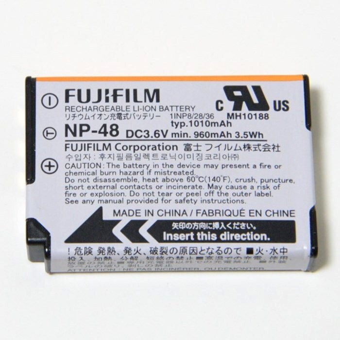 富士フイルム FUJIFILM 純正バッテリー NP-48_画像1