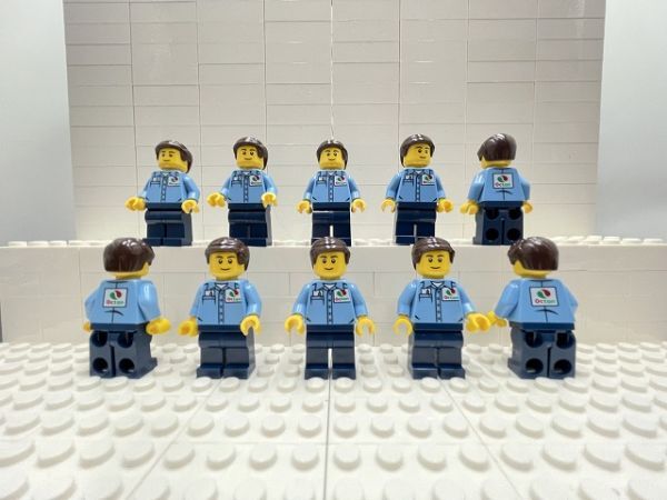 C5　レゴミニフィグ　働くお兄さん　10個セット　新品未使用　LEGO社純正品_画像1