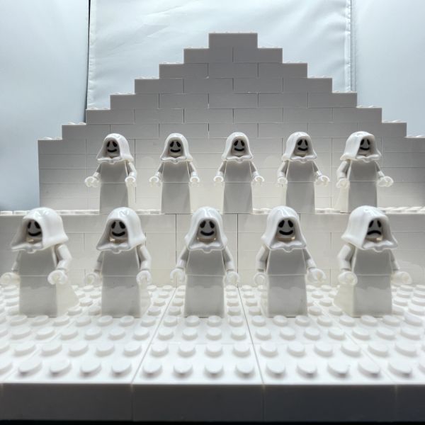 B2 レゴミニフィグ ホワイトゴースト 幽霊 10個セット 新品未使用 LEGO社純正品の画像1