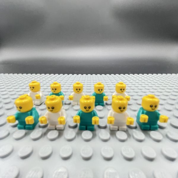 A8　レゴ　ミニフィグ　ベイビーミックス　10個セット　新品未使用　LEGO社純正品_画像1