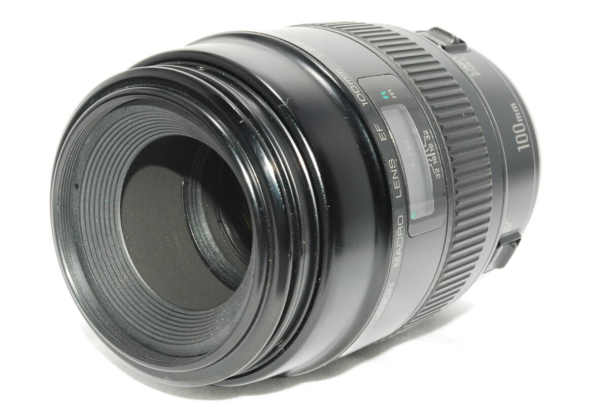 【Kenko MC SKYLIGHT［1B］52mm レンズフィルター付】Canon EF 100mm f/2.8 MACRO 単焦点 マクロレンズ キヤノン EFマウント y1212_画像2