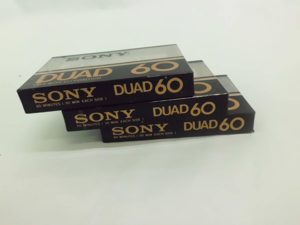 売切り　未開封新品　SONY　DUD60　カセットテープ　3本セット_画像3
