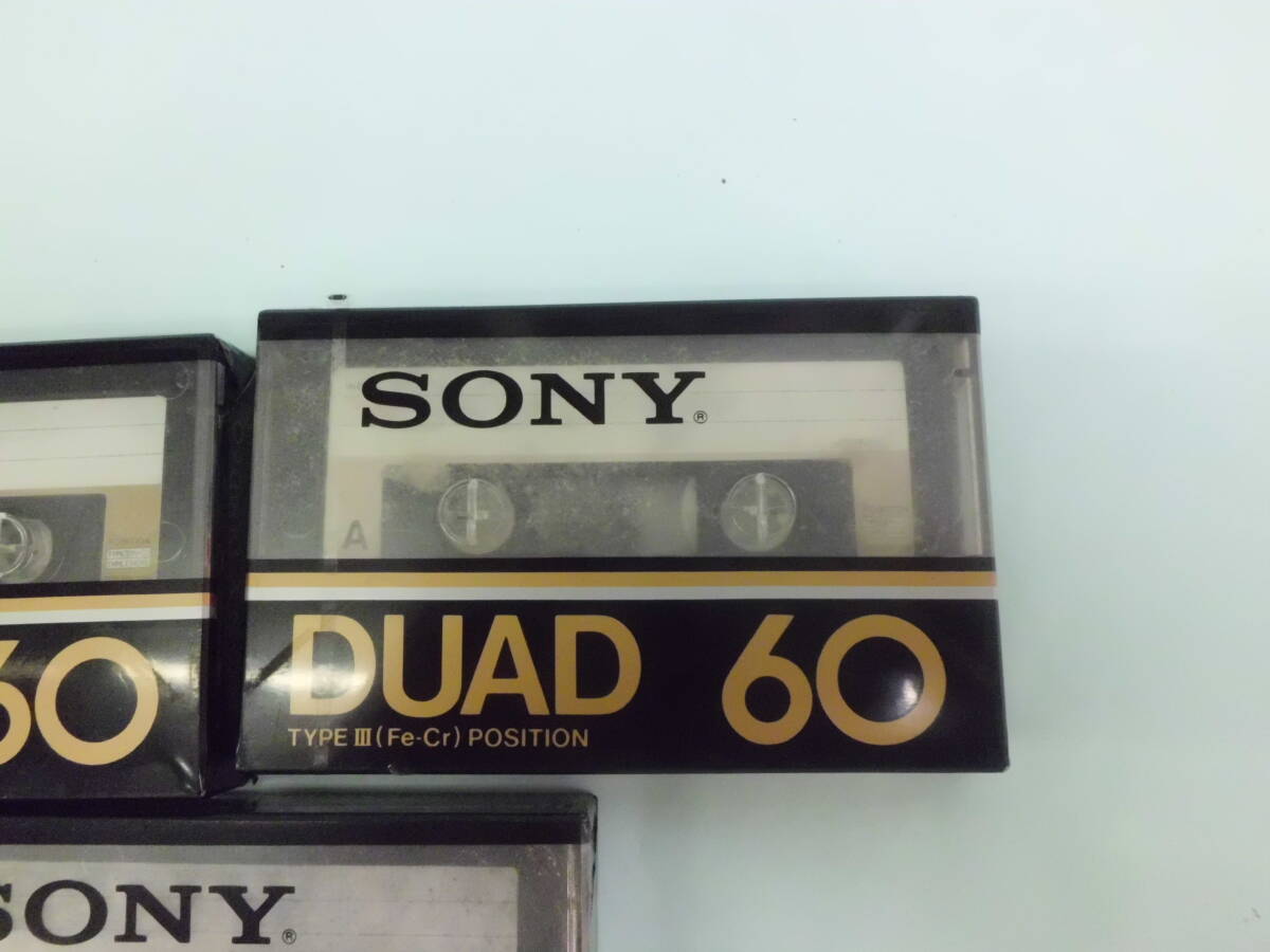 売切り　未開封新品　SONY　DUD60　カセットテープ　3本セット_画像6