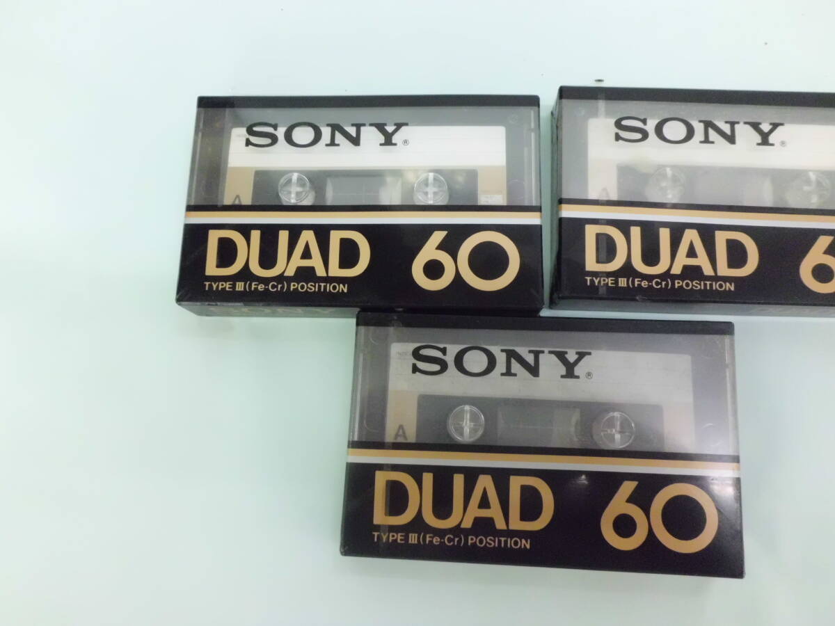 売切り　未開封新品　SONY　DUD60　カセットテープ　3本セット_画像7