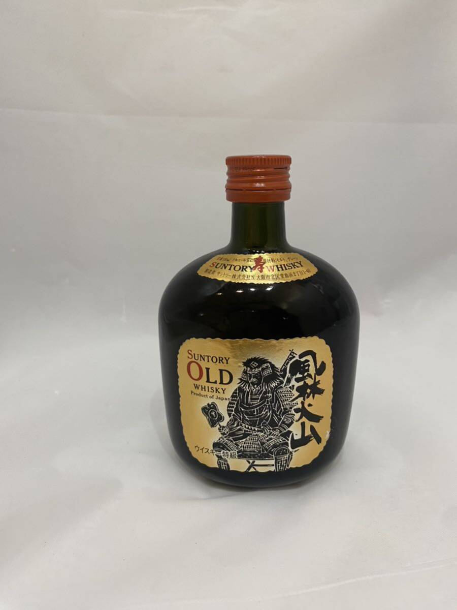 サントリー ウイスキー セット 酒 WHISKY ローヤル クレスト オールドミニボトル風林火山 43度 未開栓 MT-35.36_画像4