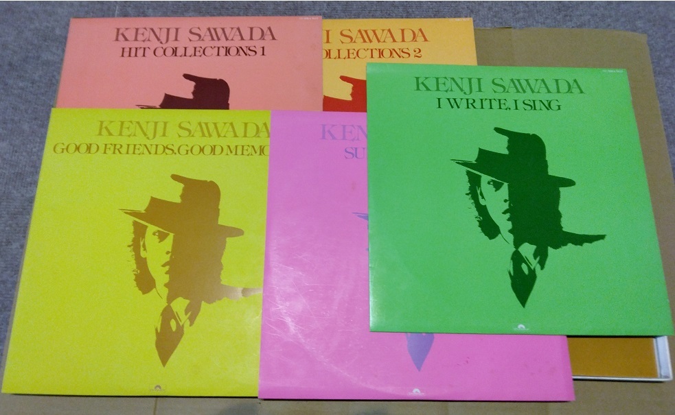 RCA08 レコード アルバム KENJI SAWADA 沢田研二 MRA9610/4 5枚組_画像3