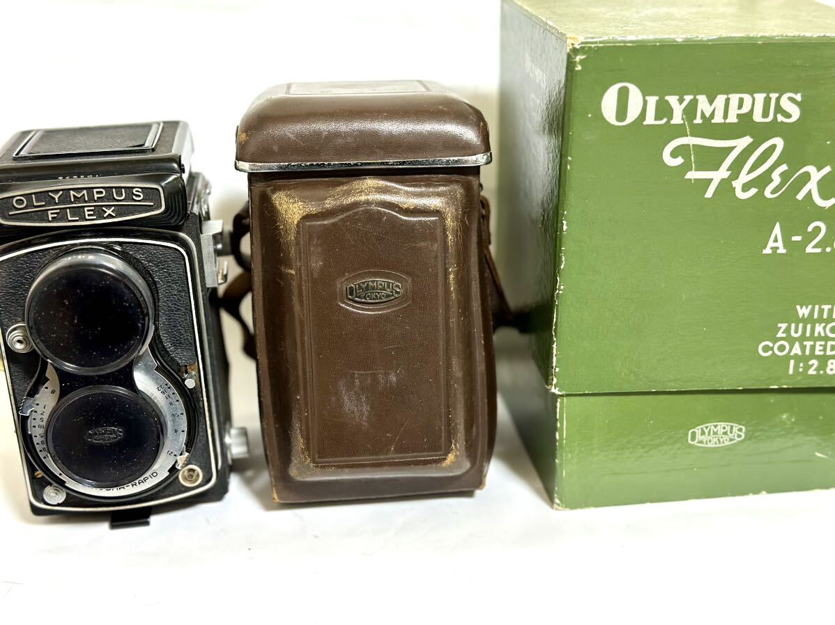 国産二眼レフカメラ　オリンパスフレックス　A2.8型　Olympusflex A2.8 6x6cm判_画像2