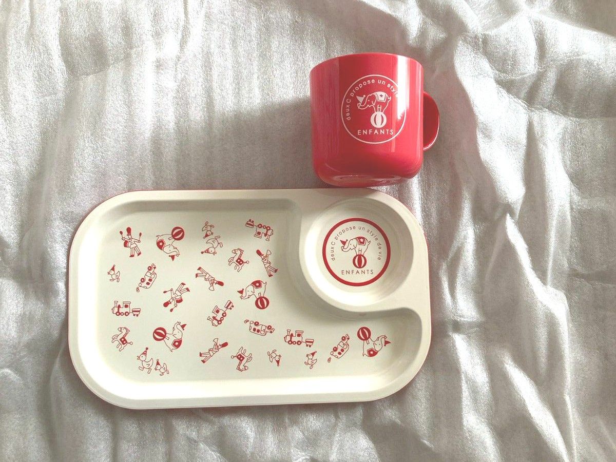 新品未使用　ノリタケ　Noritake  子供食器　セット　 お皿 マグカップ プレート コップ 食器　フィル・エ・クチーレ
