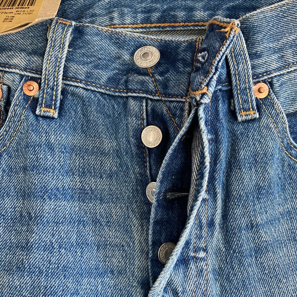 1円〜☆新品未使用Levi’s リーバイス501 オリジナルスタイル ボタンフライ メンズ W28L32 デニムパンツ ジーンズ_画像9