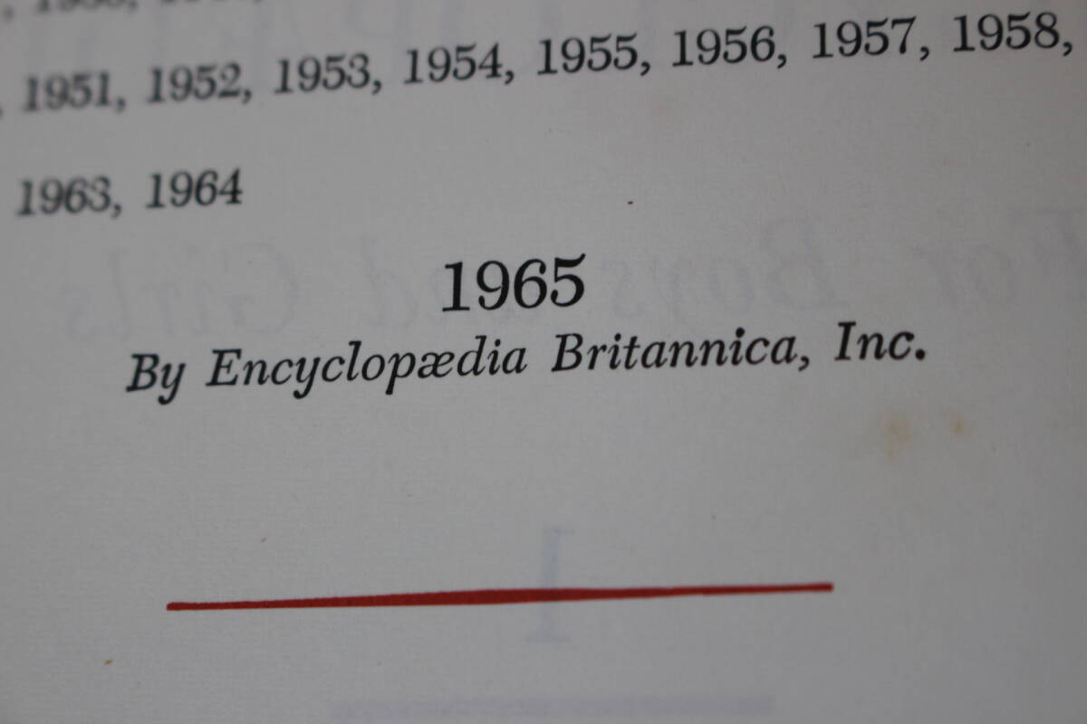 BRITANNICA JUNIOR ENCYCLOPAEDIA 15冊　1965年度　ブリタニカジュニア　全15巻　ハードカバー　ビンテージ　英語　_画像5