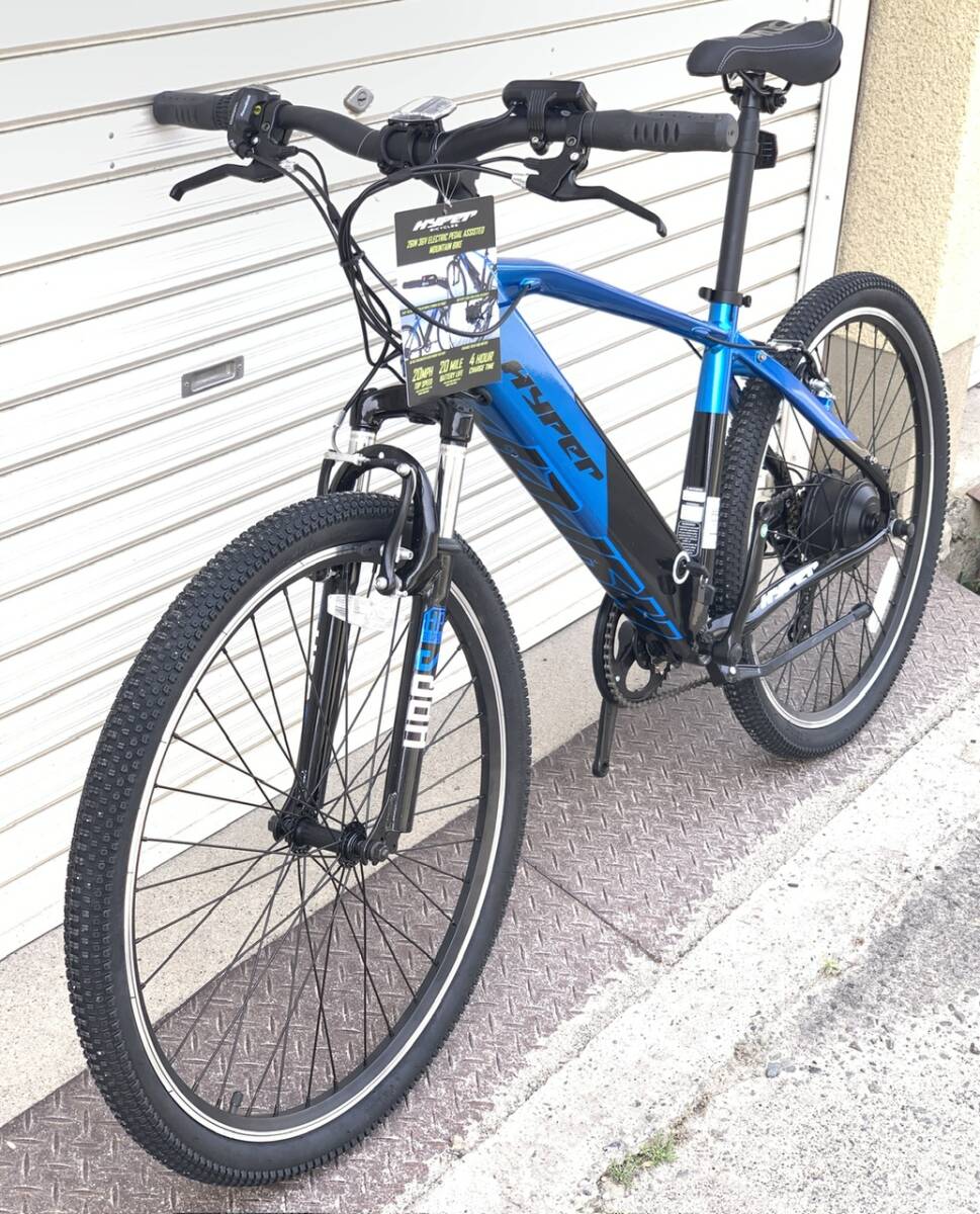 1円新車　HyperBicycle電動アシストMTB 6段変速　バッテリー内蔵_画像1