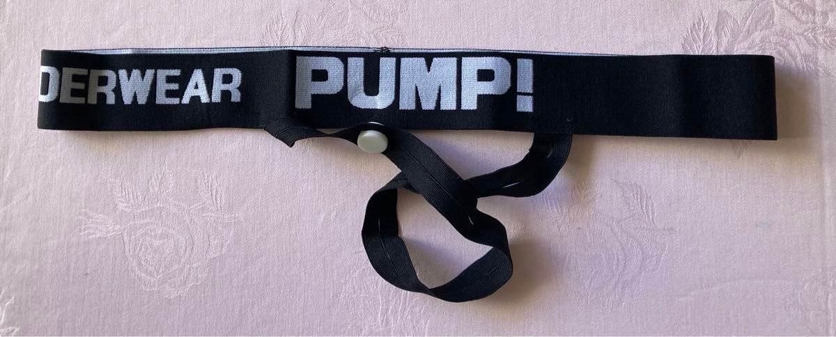 PUMP! ジョックストラップ オープンフロント コックリング ペニスリング 黒 Mサイズ