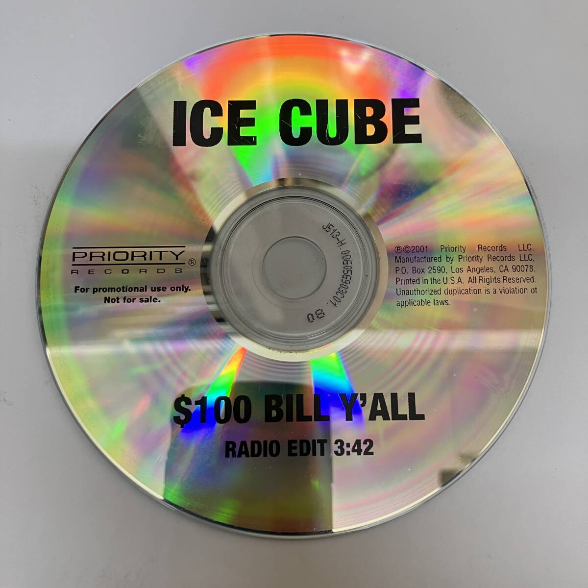 裸29 HIPHOP,R&B ICE CUBE - $100 BILL Y'ALL シングル CD 中古品_画像1