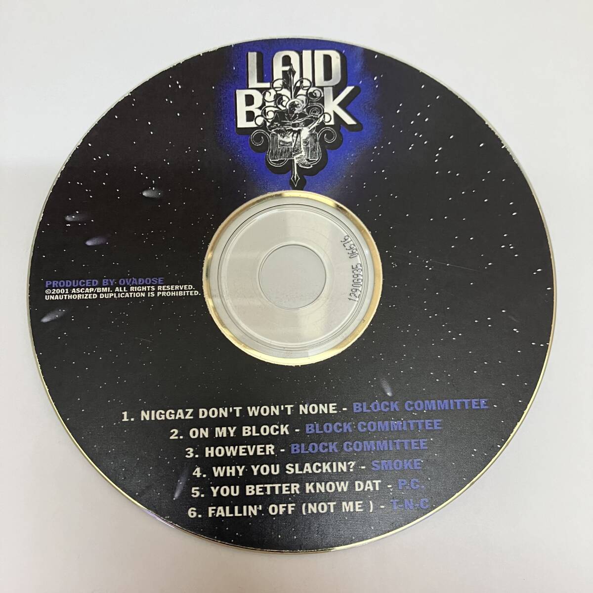 裸38 HIPHOP,R&B LAID BACK - NIGGAZ DON'T WON'T NONE... シングル CD 中古品_画像1