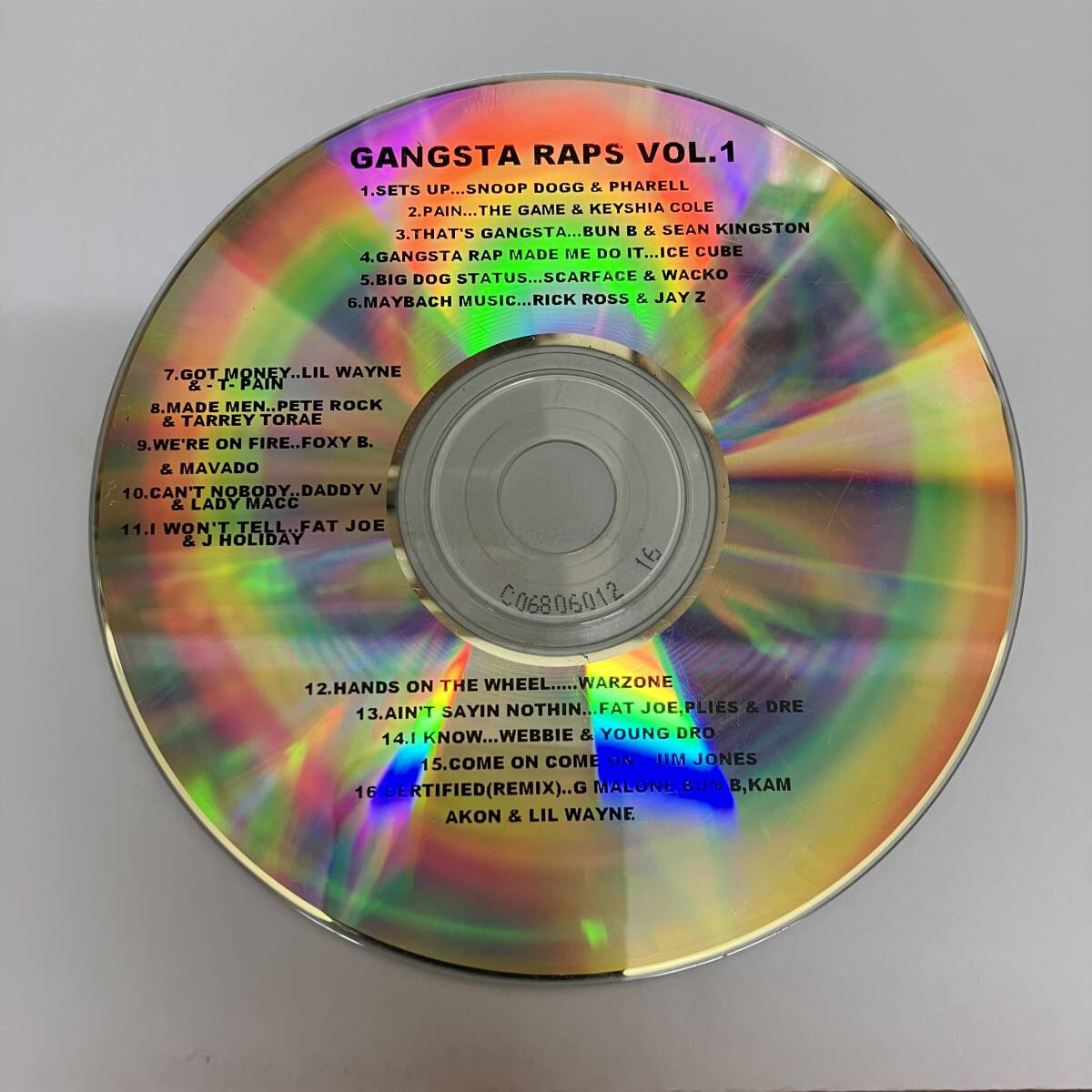 裸38 HIPHOP,R&B GANGSTA RAPS VOL.1 アルバム CD 中古品_画像1