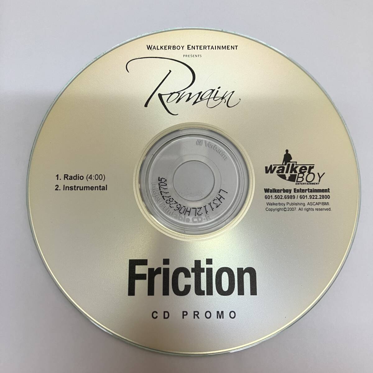 裸38 HIPHOP,R&B ROMAIN - FRICTION INST,シングル,PROMO盤 CD 中古品_画像1