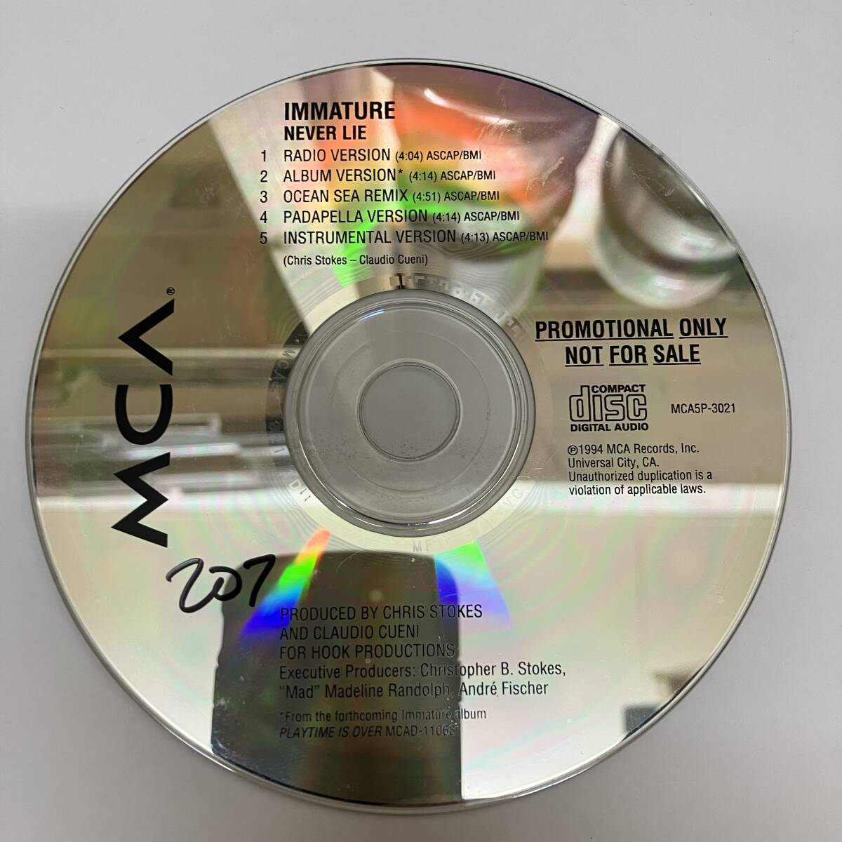 裸42 HIPHOP,R&B IMMATURE - NEVER LIE INST,シングル,PROMO盤 CD 中古品_画像1