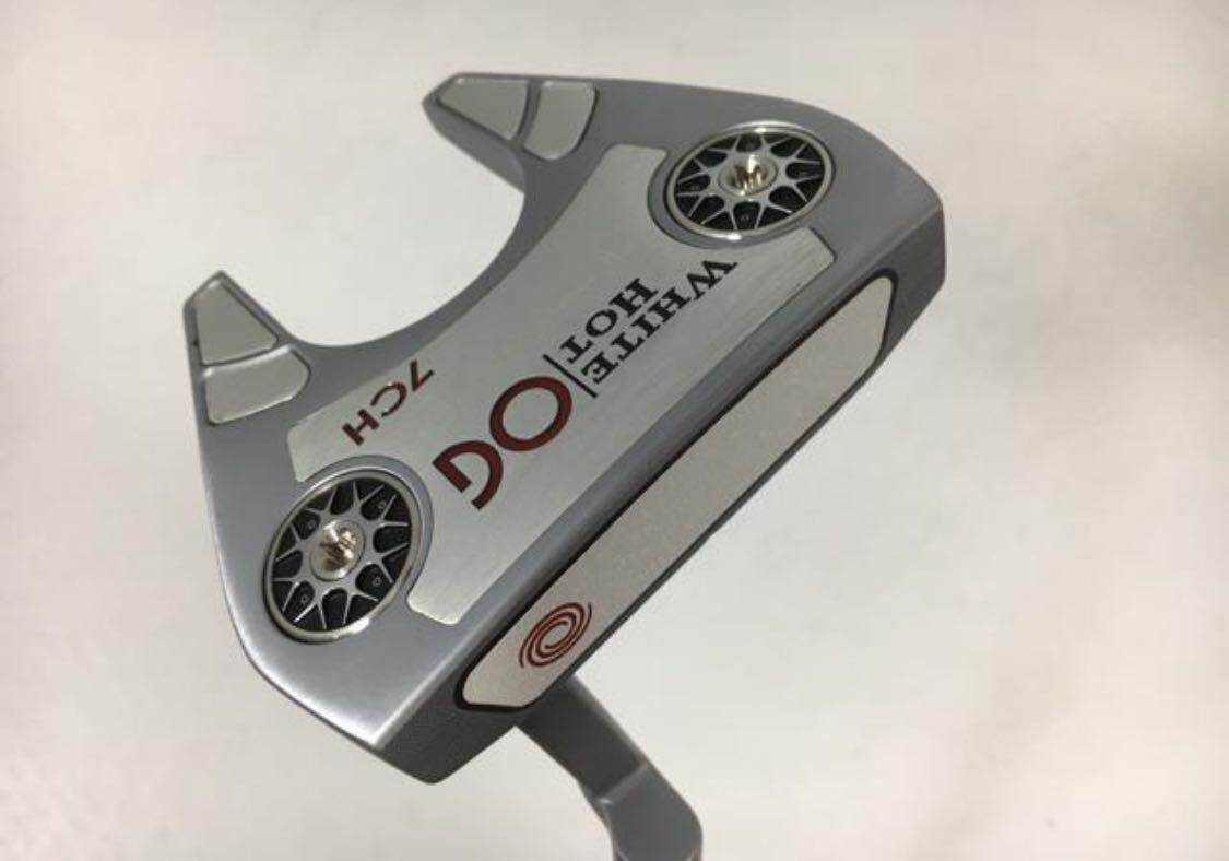 中古 ホワイト ホット OG #7CH パター パター ストローク ラボシャフト34インチ_画像1