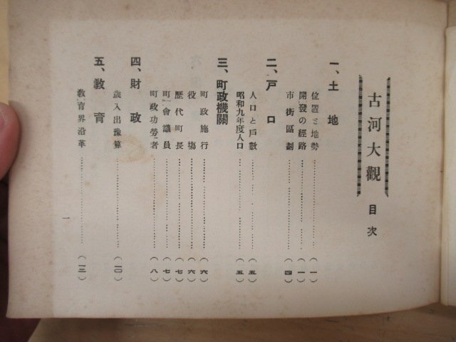 *K7387 publication [[ not for sale ] Furukawa large .( Furukawa block position place )] Showa era 9 year culture folk customs photograph materials 