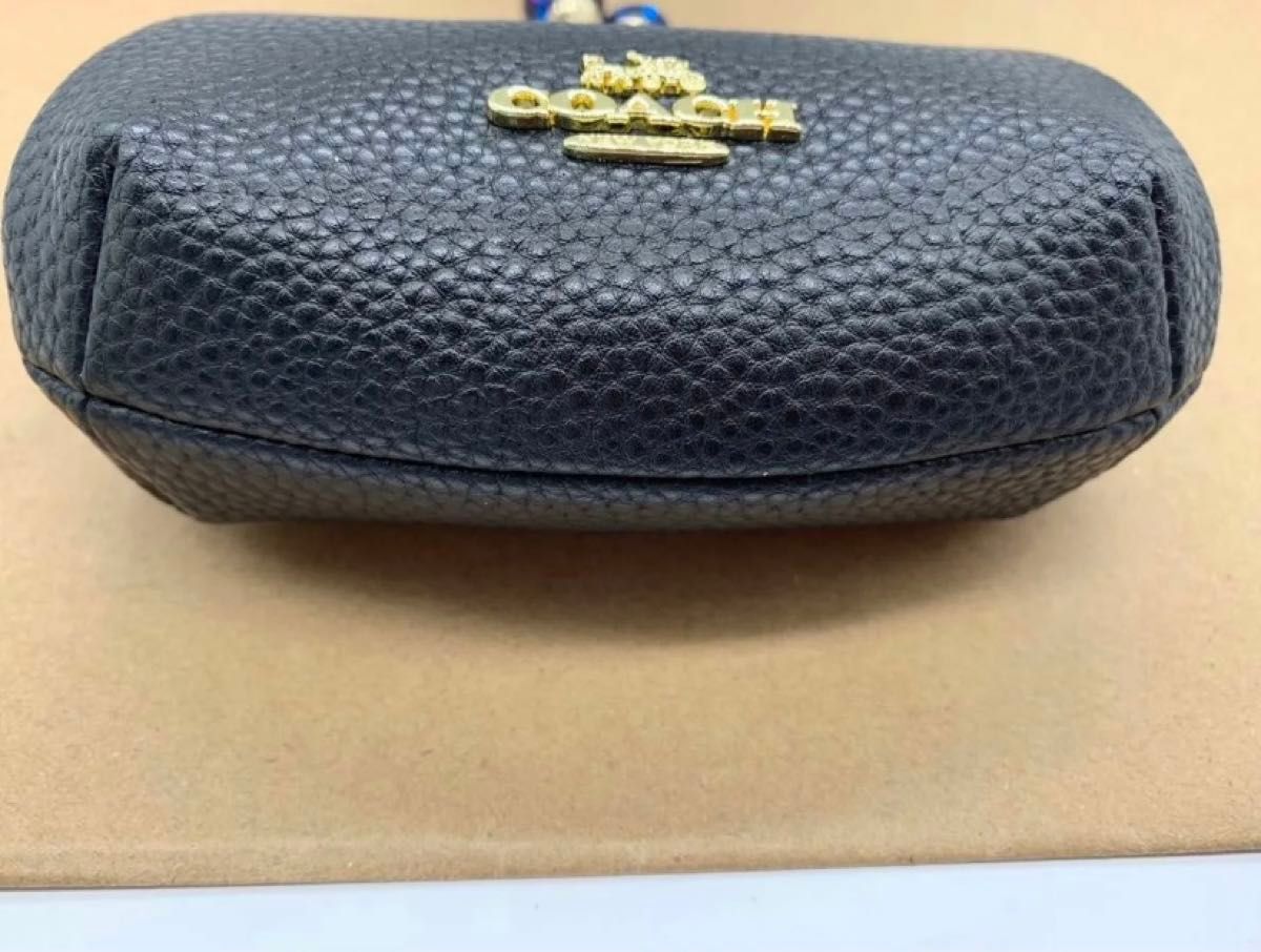 COACH コーチ キスロック ブラック コインケース がま口 COACH コーチ キスロック ブラック コインケース がま口