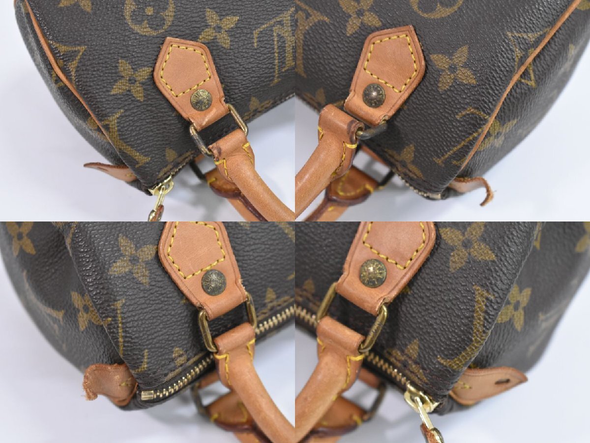 本物 ルイヴィトン LOUIS VUITTON LV ミニスピーディ モノグラム ハンドバッグ ポーチ M41534_画像6