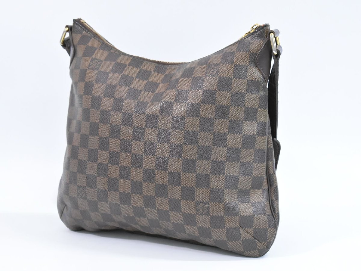 本物 ルイヴィトン LOUIS VUITTON LV ブルームズベリ PM ダミエ エベヌ ショルダーバッグ ポシェット ブラウン N42251_画像2