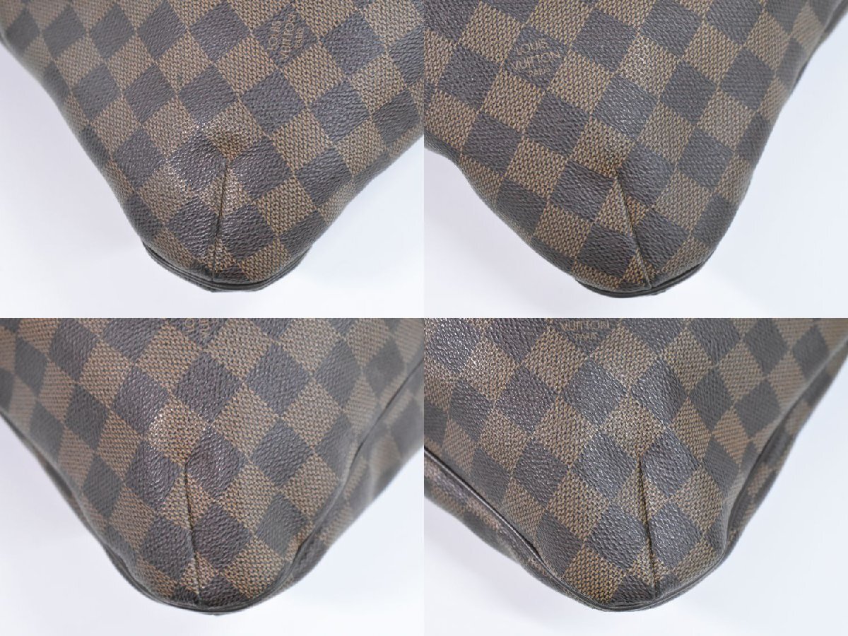 本物 ルイヴィトン LOUIS VUITTON LV ブルームズベリ PM ダミエ エベヌ ショルダーバッグ ポシェット ブラウン N42251_画像7