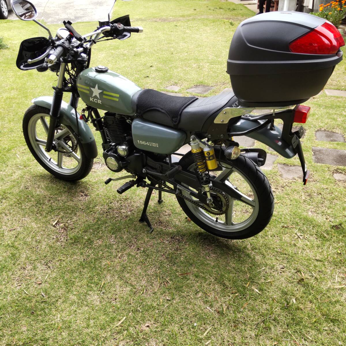 KCR125 mileage 10158km self-propulsion possibility rear box * smartphone holder * helmet attaching 