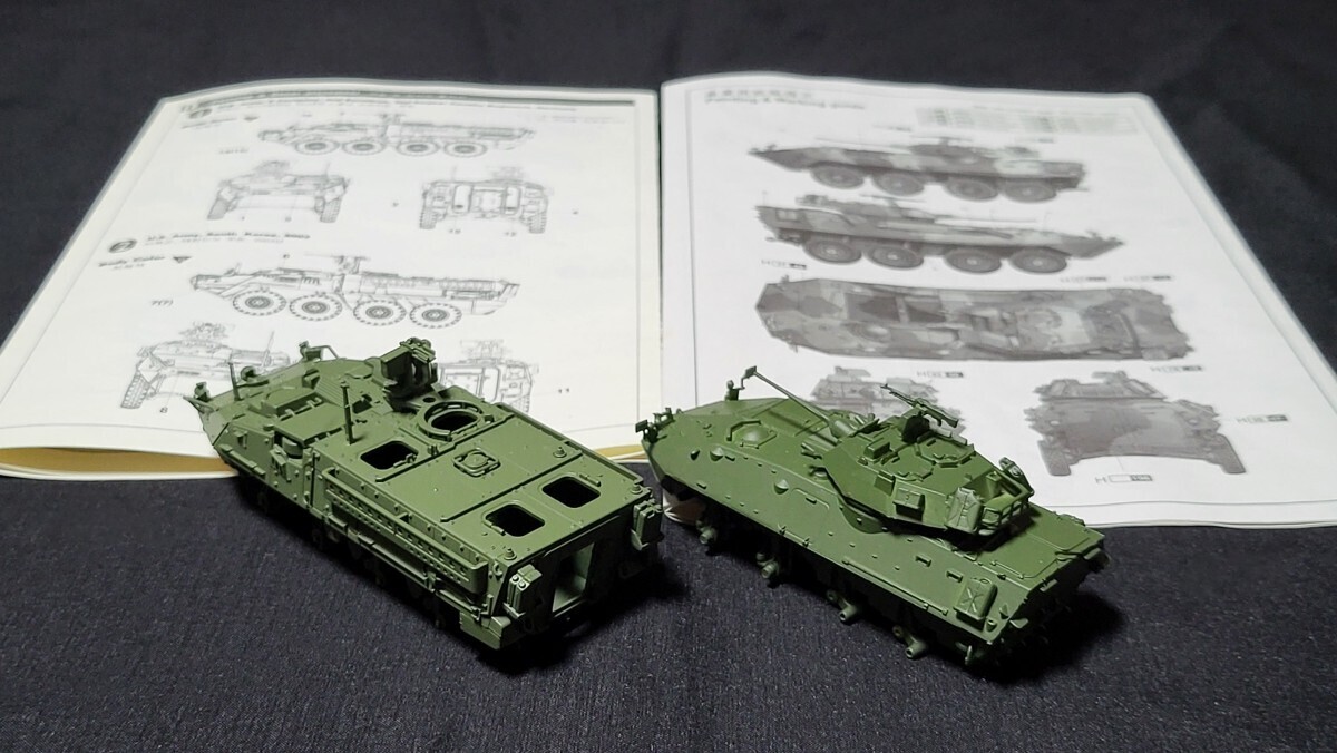  work on the way 1/72 red temi-M1126 striker & tiger mpeta-USMC LAV-25 pillar nia half work set 