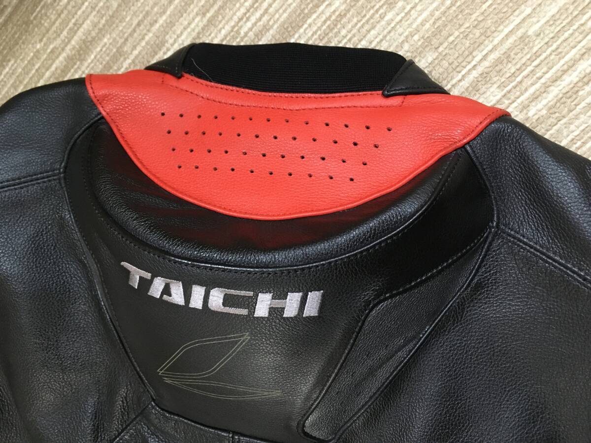 RS TAICHI 牛革製レーシングレザージャケット XLサイズ 肩/肘/背/胸部プロテクター付きの画像6