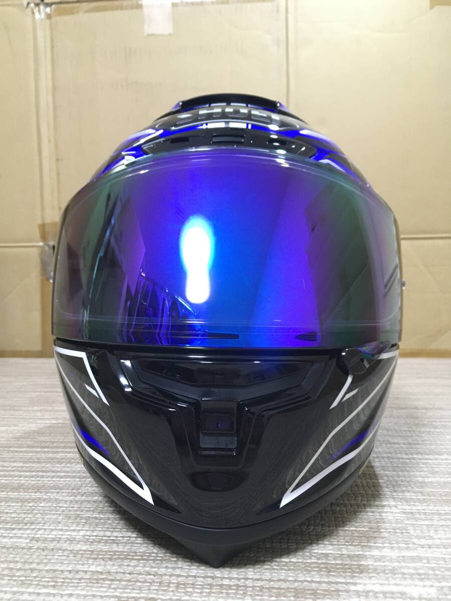 SHOEI X-Fourteen AERODYNE ブルー Lサイズ _画像5