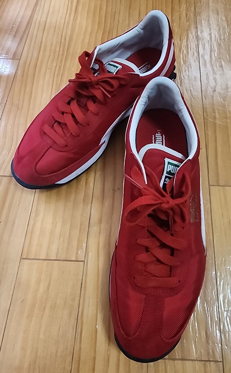 即決 早い者勝ち 【PUMA/プーマ】 EASY RIDER/イージーライダー 26.5 プーマ　スニーカー 赤/レッド 26.5cm 軽量 美品_画像2