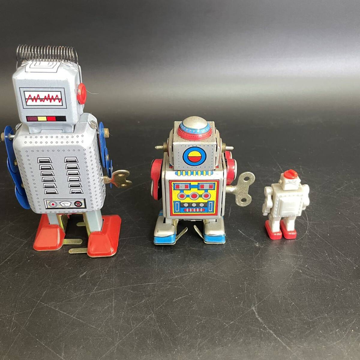 当時物 スパーキーロボット2点まとめ　SPAKY ROBOT 検)ブリキ 昭和レトロ 作動品_画像3