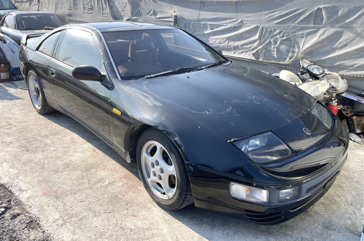  selling out! Nissan Fairlady Z Z32 3.0 300ZX 2by2 T bar roof document equipped original 5 speed manual 5MT twin turbo! present car verification warm welcome 