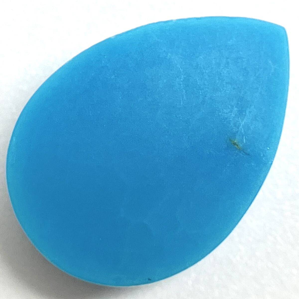 ☆天然トルコ石7.601ct☆M 約17.7×12.8mm ルース 裸石 宝石 ジュエリー ターコイズ turquoise の画像3