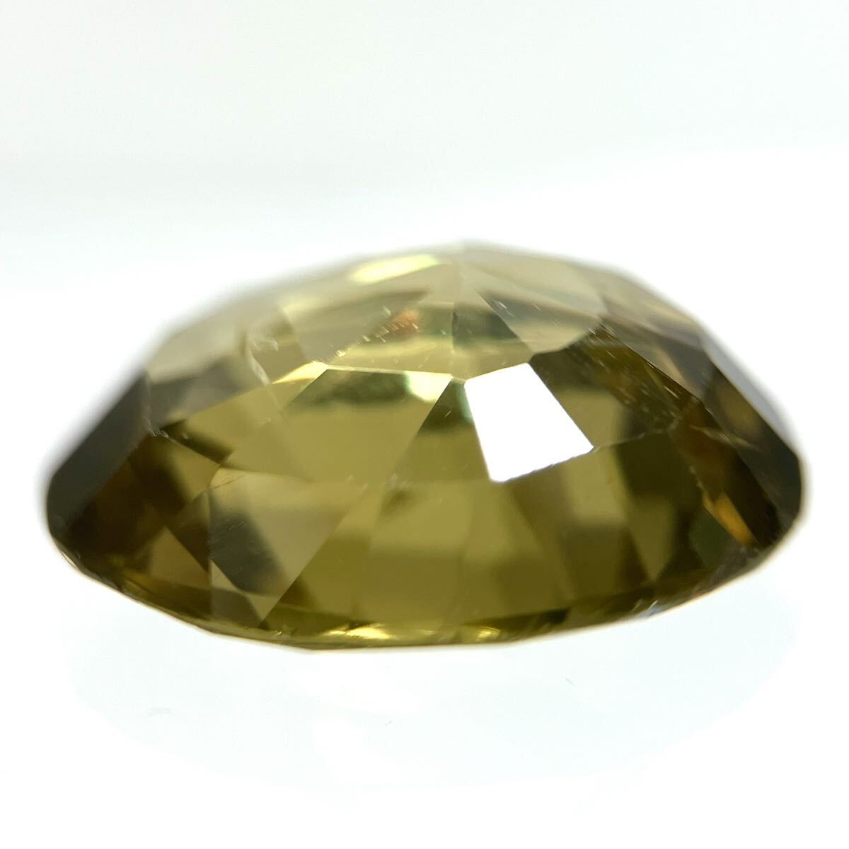 ☆天然ジルコン約5.257ct☆M 約11.8×9.3mm ルース 裸石 宝石 ジュエリー zircon jewelry の画像2