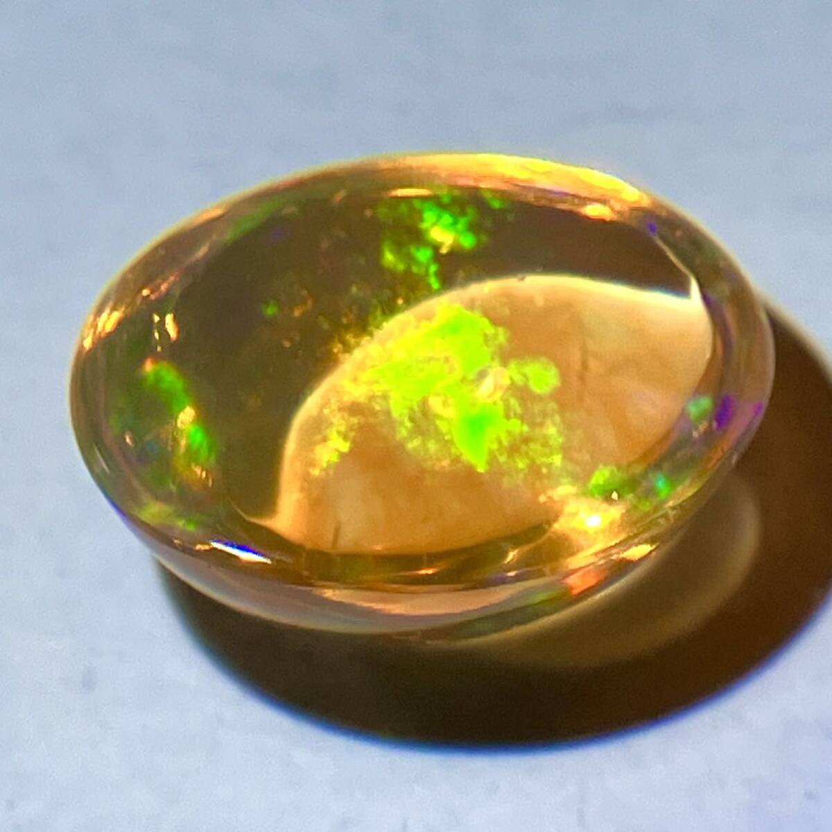 * натуральный fire - опал 3.020ct*M примерно 12.0×9.6mm разрозненный . цвет камни не в изделии драгоценнный камень ювелирные изделия fire opal jewerly opal